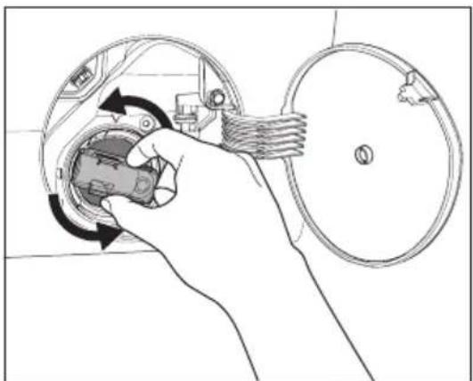 ELECTROLUX EWW1044ADWA - To clean the drain pump: - 5