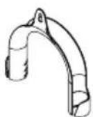 ELECTROLUX EWW1044ADWA - Plastic Hose Guide - 1