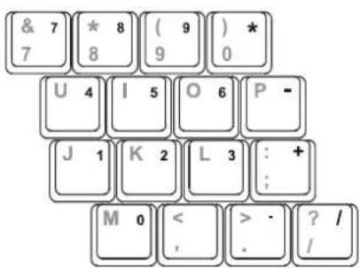 ZEBRA HK1358A - Numeric Keypad - 1