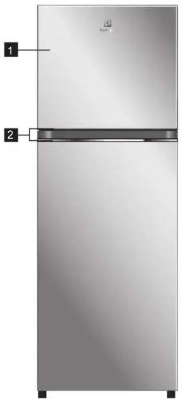 ELECTROLUX ETB3460K-H - CÁC BỘ PHẬN CỦA TỦ LẠNH NGĂN ĐÁ TRÊN - 1