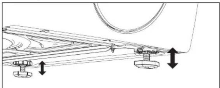 Technical diagram showing mechanical assembly with arrows indicating direction of movement (no text or symbols)