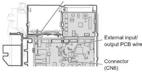 FUJITSU ASGG12CPTB-B - Installing the External input/output PCB - 2
