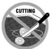 GE ZEU669AWW - Special cautions for glass cooktops - 5
