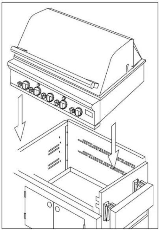 GE ZX36CTYSS - Step 3: Mount Grill on Assembled Cart - 1