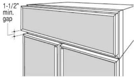 GE ZWCD2 - To raise or lower case trim to other installation heights: - 4