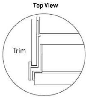 GE ZWCD2 - Side Panel or Filler Options (not to scale) - 1
