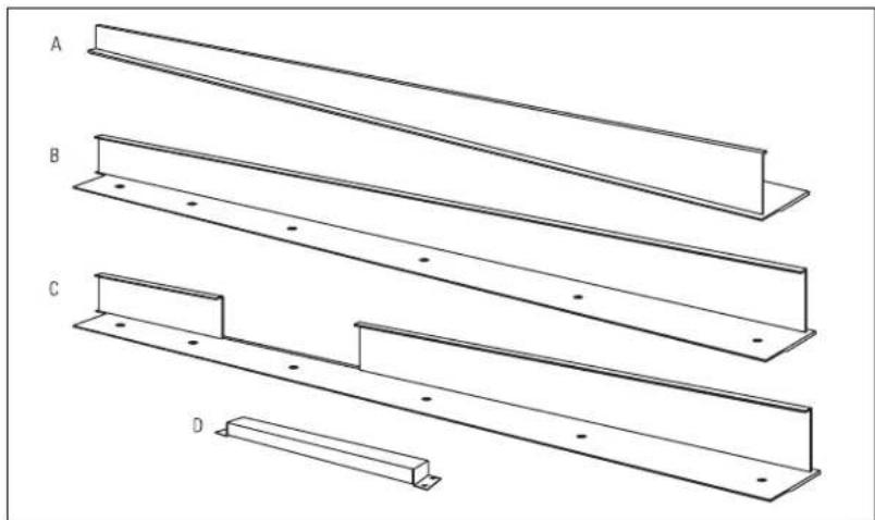 GE ZKT36 - Parts List: - 1