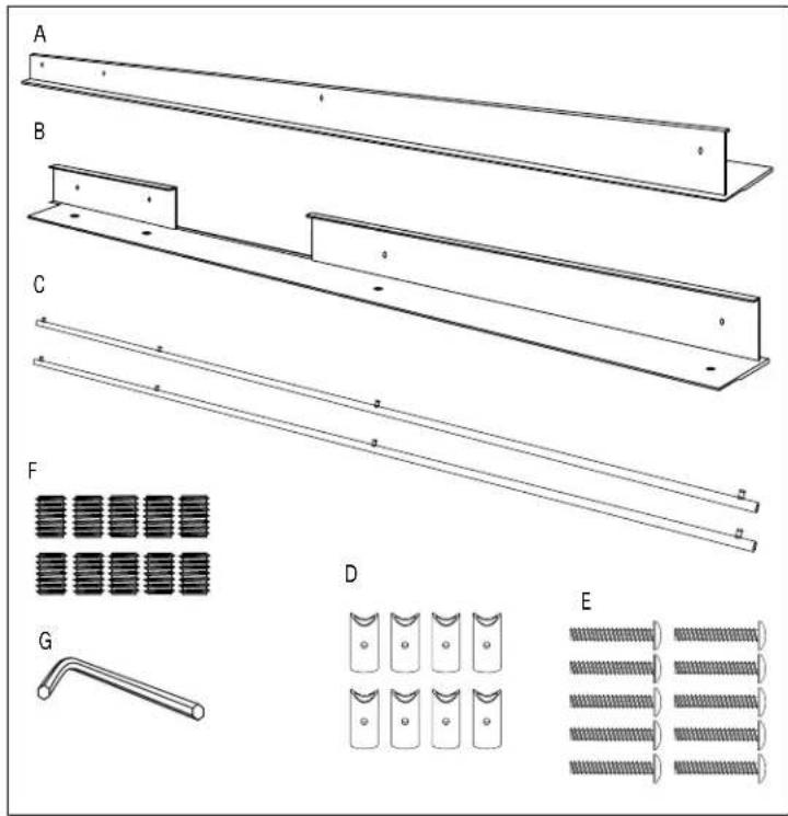 GE ZKT36 - Parts List: - 1