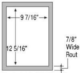 GE ZKT36 - Select panel size - 4