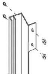 GE ZKT36 - To change grille panel size: - 2