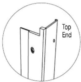 GE ZKT36 - For models with full width dispenser trim and 2 piece freezer panels: - 1