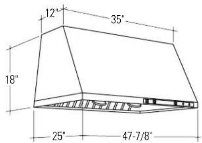 GE ZX12DC30YSS - & Clearances - 2