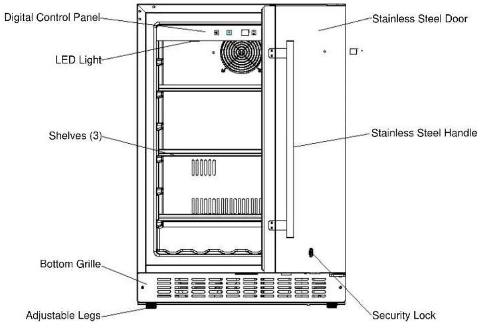 Summit SPR627OSSSHH - MODELS FF64B / FF64BSS - FROST-FREE REFRIGERATORS - 1