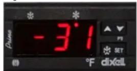 Summit AL750SSTB - DIGITAL THERMOSTAT INSTRUCTIONS - 1