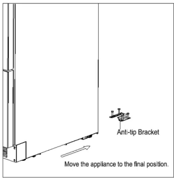 Summit SPR626OS2D - ANTI-TIP BRACKET INSTALLATION - 2