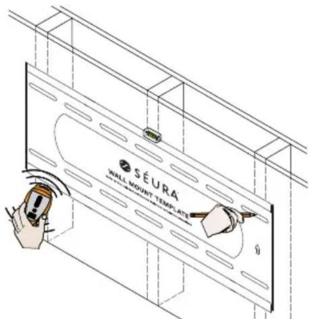 SÉURA WALL MOUNT TEMPLATE