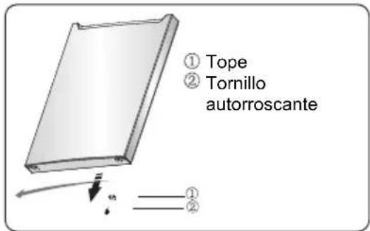 Infiniton FG-228N - Tapa de la bisagra izquierda - 9
