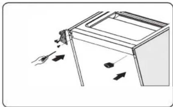 Infiniton FG-228N - Reversing the door - 18