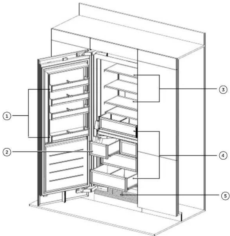 Fisher & Paykel RS6121FRJK2 - Refrigerator features - 1