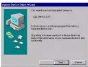 LG MF-FM15S1K - Update Device Driver Wizard appears. Click [Next]. - 1
