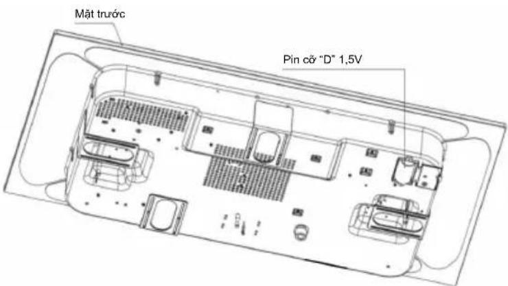 Mặt trước Pin cỡ "D" 1,5V