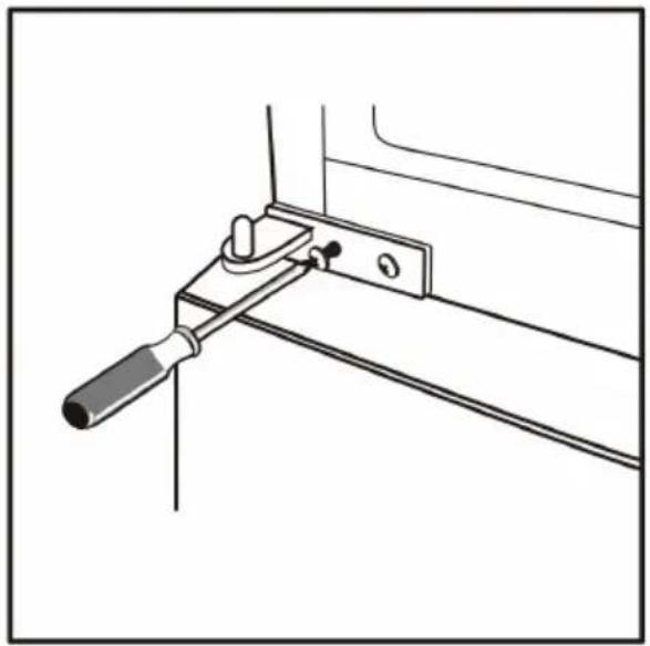 Seiki SC-268AU8TM - REVERSING THE DOOR (Cont.) - 3