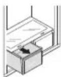 LG GRM-852DHLL - Removing the Vegetable Drawer - 1