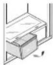 LG GRM-852HLL - Refitting the Vegetable Drawer - 1