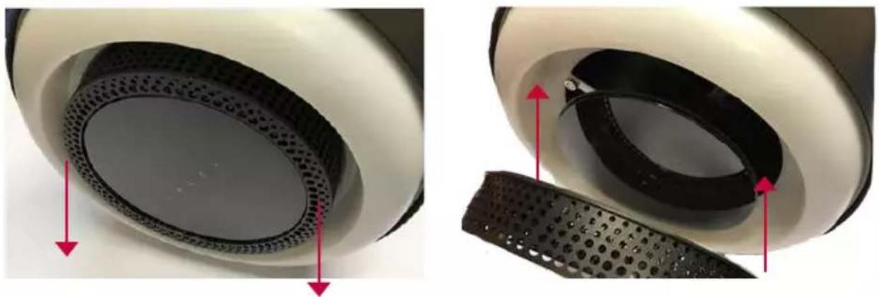 Caple VEL410BK - CLEANING THE GREASE FILTER - 1