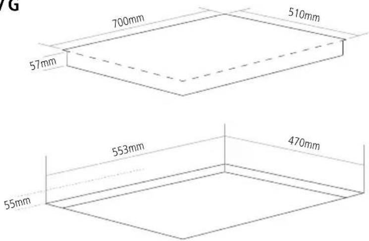 Caple C886G - DIMENSIONS - 2