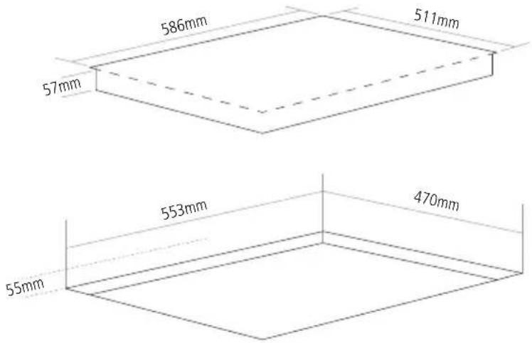 Caple C886G - DIMENSIONS - 1
