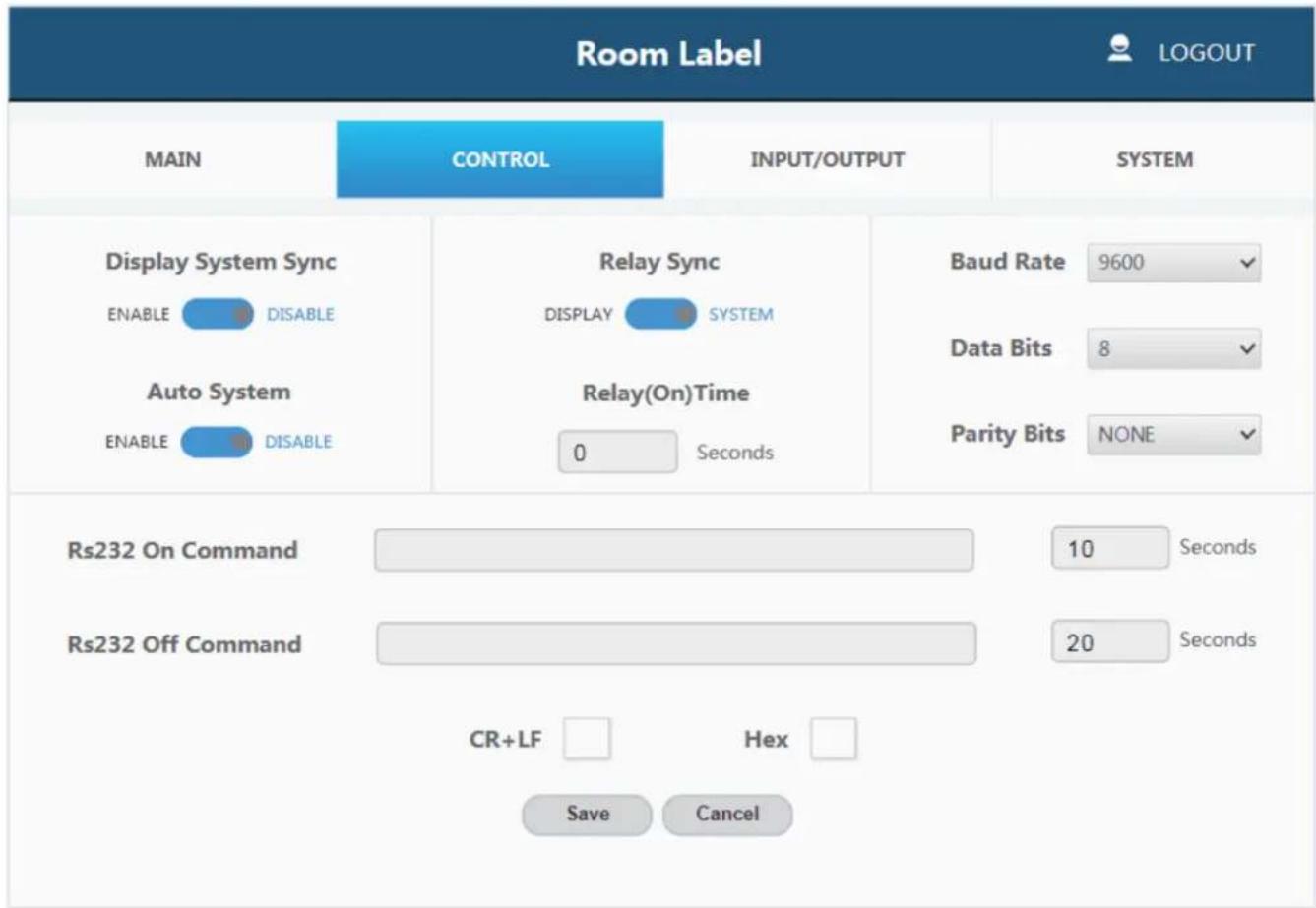 Lindy 38288 - Control Page: - 1