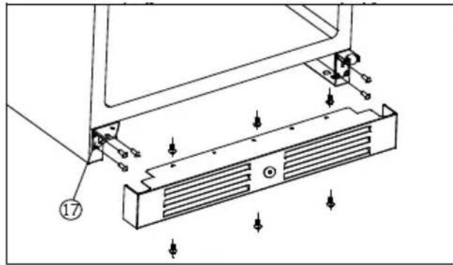 Caple WF1553 - HOW TO CHANGE THE DOOR OPENING - 5