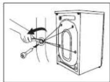 Esatto EFLW1000 - REMOVING THE TRANSPORTATION BOLTS - 2