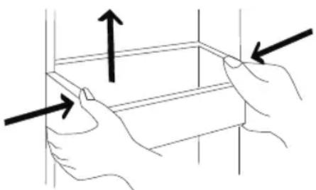 Esatto E4DF474X - Cleaning the door tray - 1