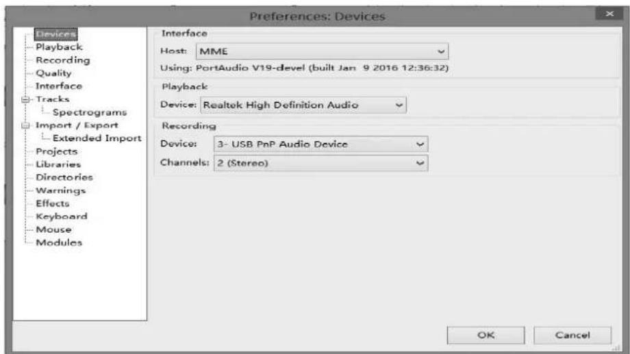 Victrola ITUT-5000 - Configuring Audacity for Microsoft Windows - 5