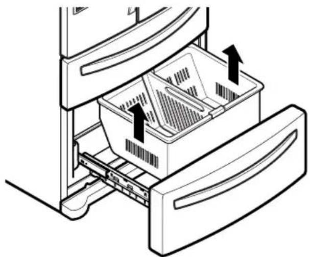 LG S-204UTJ - ▶ Bottom drawer - 1