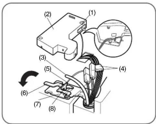 LG S-204UTJ - To remove the left refrigerator door: - 2
