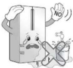 LG S-204UTJ - Do not install the refrigerator in the wet - 1