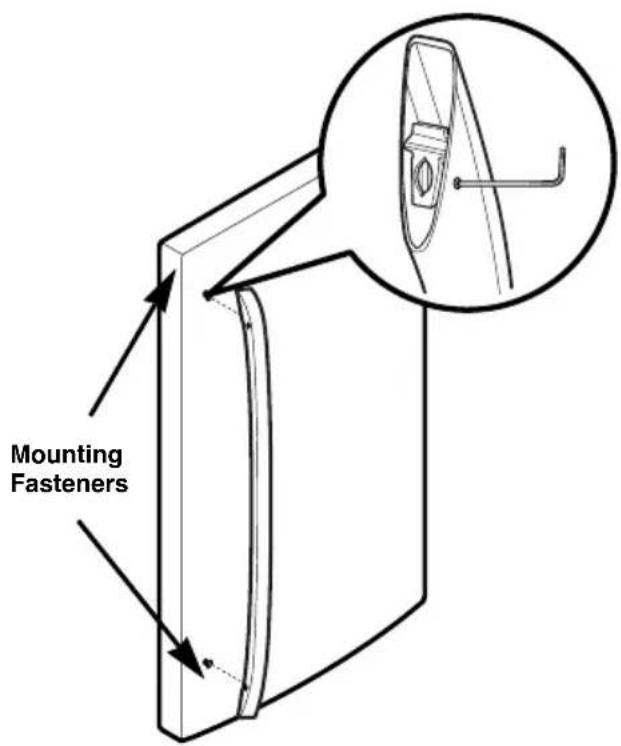 LG S-204UTJ - Replacing Refrigerator Door Handle - 1