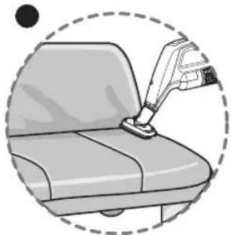 LG VC83101UHAQ - Mini turbine nozzle (depend on model) Мини турбощетка (зависит от модели) Міні-турбонасадка (не в усіх моделях) Мини турбина кондырмасы (модельге байланысты) - 6
