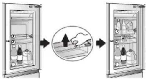 LG GRD-254PL - Adjustable Moving Basket - 1