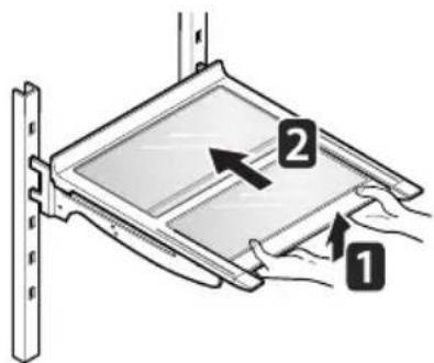 LG GRD-254PL - Using the Folding Shelf - 1