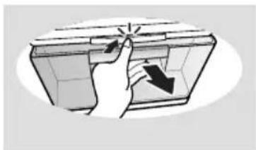 LG GRD-254PL - Tilting Fresh Basket - 2