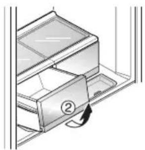 LG GRD-254PL - Removal of the Big Fresh Zone drawer. - 2