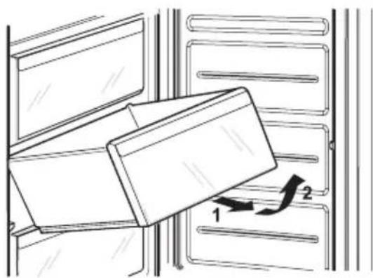 LG GR-B449SLQZ - REMOVAL AND INSTALLATION OF DRAWERS IN FREEZING COMPARTMENT - 1