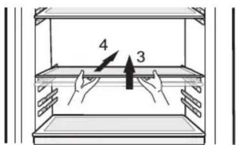 LG GC-B419SLQK - REMOVAL AND INSTALLATION OF DETACHABLE GLASS SHELF - 2