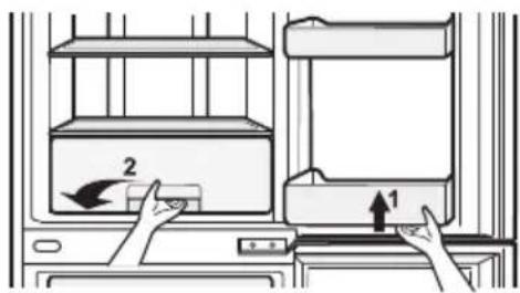 LG GC-B419SLQK - REMOVAL AND INSTALLATION OF DRAWER IN REFRIGERATION COMPARTMENT - 1