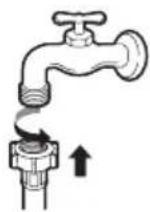 LG F-12085V2W - Screw - Type Hose to Tap with Thread - 1