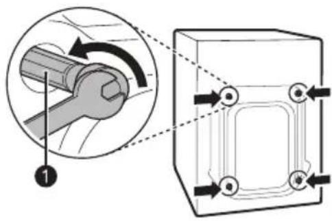 LG F-12085V2W - Removing the Bolt Assemblies - 1
